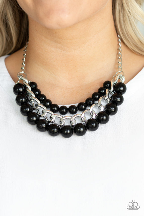 Paparazzi Empire State Empress - Black Necklace - Glitzygals5dollarbling Paparazzi Boutique 