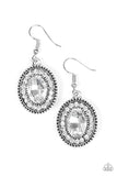 Paparazzi Wonderfully West Side Story White Earrings - Glitzygals5dollarbling Paparazzi Boutique 