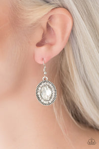 Paparazzi Wonderfully West Side Story White Earrings - Glitzygals5dollarbling Paparazzi Boutique 