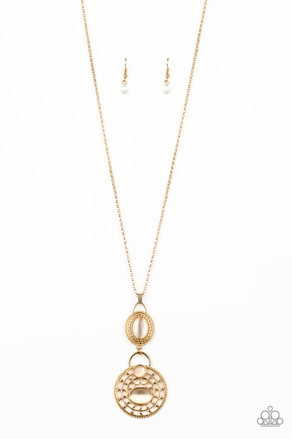 Paparazzi Hook, VINE, and Sinker Gold Necklace - Glitzygals5dollarbling Paparazzi Boutique 