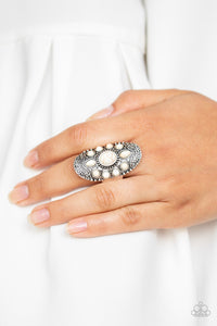 Stone Sunrise - White - Glitzygals5dollarbling Paparazzi Boutique 