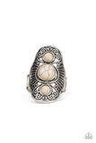 Stone Oracle - White - Glitzygals5dollarbling Paparazzi Boutique 