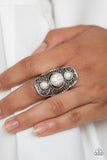 Stone Oracle - White - Glitzygals5dollarbling Paparazzi Boutique 