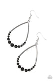 Paparazzi Dipped In Diamonds - Black Earrings - Glitzygals5dollarbling Paparazzi Boutique 