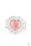 Lovely Luster - Pink Ring - Glitzygals5dollarbling Paparazzi Boutique 