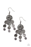 Paparazzi Do Chime In - Black Earrings - Glitzygals5dollarbling Paparazzi Boutique 