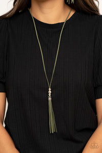 Hold My Tassel - Green - Glitzygals5dollarbling Paparazzi Boutique 