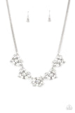 HEIRESS of Them All - White EMP Exclusive Necklace - Glitzygals5dollarbling Paparazzi Boutique 
