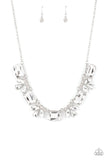 Long Live Sparkle - White EMP Exclusive Necklace - Glitzygals5dollarbling Paparazzi Boutique 