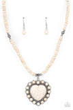 A Heart Of Stone - White - Glitzygals5dollarbling Paparazzi Boutique 