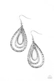 Teardrop Torrent - White - Glitzygals5dollarbling Paparazzi Boutique 