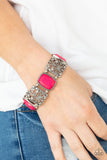 Colorful Coronation - Pink ~ Paparazzi Bracelet - Glitzygals5dollarbling Paparazzi Boutique 