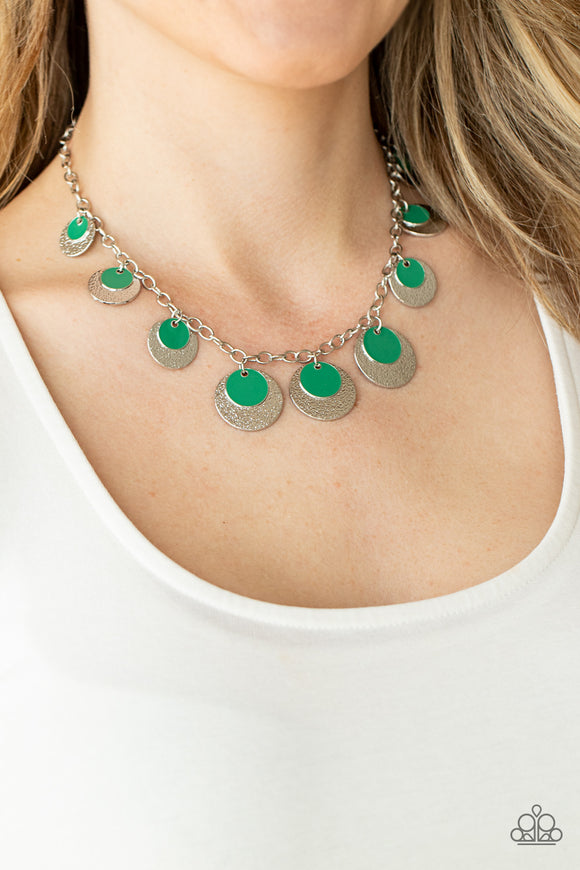The Cosmos Are Calling - Green - Glitzygals5dollarbling Paparazzi Boutique 