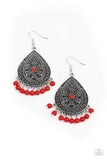Blossoming Teardrops - Red - Glitzygals5dollarbling Paparazzi Boutique 