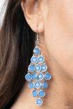 With All DEW Respect - Blue ~ Paparazzi Earrings - Glitzygals5dollarbling Paparazzi Boutique 