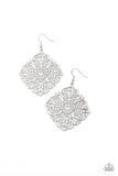 Paparazzi Earrings ~ Dubai Detour - Silver - Glitzygals5dollarbling Paparazzi Boutique 