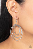 Vintage Vertigo - Silver ~ Paparazzi Earrings - Glitzygals5dollarbling Paparazzi Boutique 