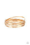 Sensational Shimmer - Gold ~ Paparazzi Bracelet - Glitzygals5dollarbling Paparazzi Boutique 