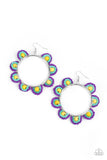 Paparazzi Earrings ~ Groovy Gardens - Yellow - Glitzygals5dollarbling Paparazzi Boutique 