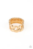 Industrial Insider - Gold ~ Paparazzi Ring - Glitzygals5dollarbling Paparazzi Boutique 