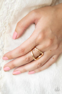 Fill The Gap - Gold ~ Paparazzi Ring - Glitzygals5dollarbling Paparazzi Boutique 