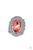 Terrazzo Trendsetter - Red ~ Paparazzi Ring - Glitzygals5dollarbling Paparazzi Boutique 