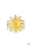 Blossoming Sunbeams - Yellow ~ Paparazzi Ring - Glitzygals5dollarbling Paparazzi Boutique 