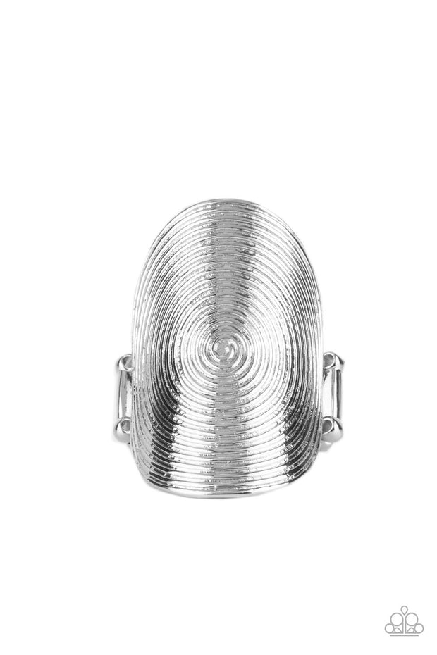 Urban Labyrinth - Silver ~ Paparazzi Ring - Glitzygals5dollarbling Paparazzi Boutique 
