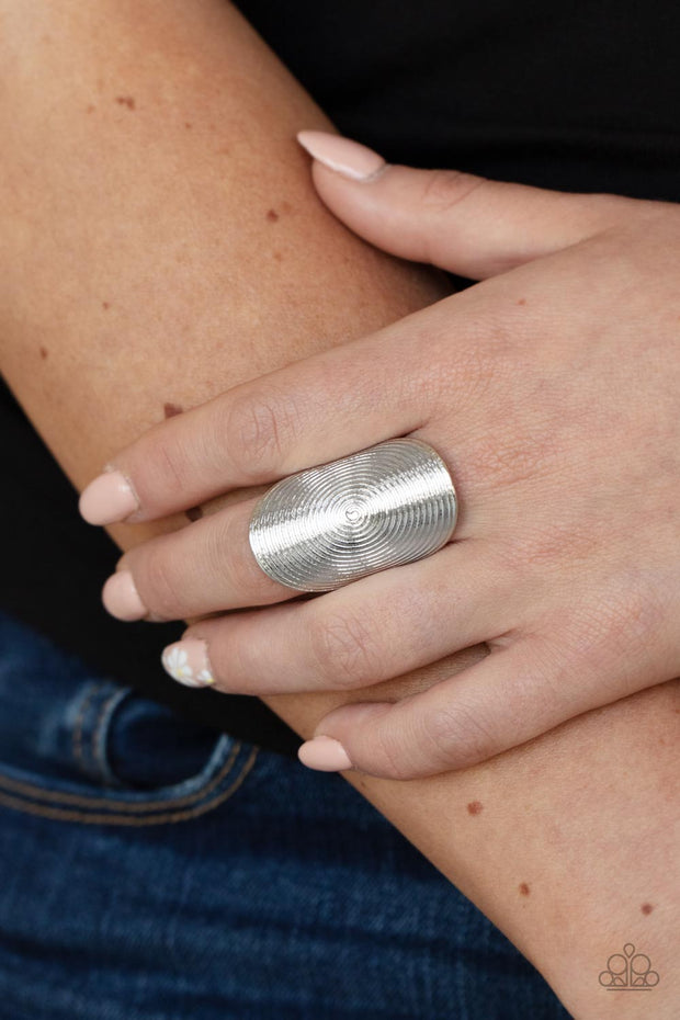 Urban Labyrinth - Silver ~ Paparazzi Ring - Glitzygals5dollarbling Paparazzi Boutique 