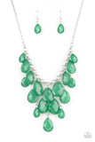 Front Row Flamboyance - Green - Glitzygals5dollarbling Paparazzi Boutique 