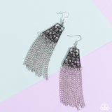 Cleopatras Allure - Silver ~ Paparazzi Earrings - Glitzygals5dollarbling Paparazzi Boutique 