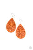 Sunny Incantations - Orange ~ Paparazzi Earrings - Glitzygals5dollarbling Paparazzi Boutique 