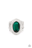 Always OVAL-achieving - Green ~ Paparazzi Ring - Glitzygals5dollarbling Paparazzi Boutique 