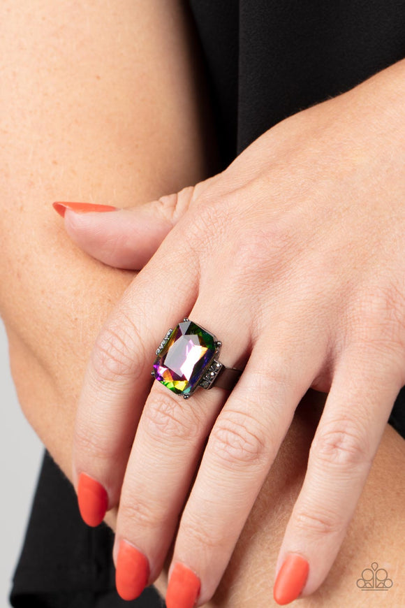 Epic Proportions - Multi ~ Paparazzi Ring - Glitzygals5dollarbling Paparazzi Boutique 