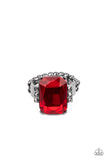Epic Proportions - Red ~ Paparazzi Ring - Glitzygals5dollarbling Paparazzi Boutique 