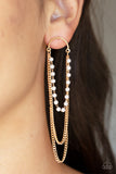 Vintage VIP - Gold ~ Paparazzi Earrings - Glitzygals5dollarbling Paparazzi Boutique 