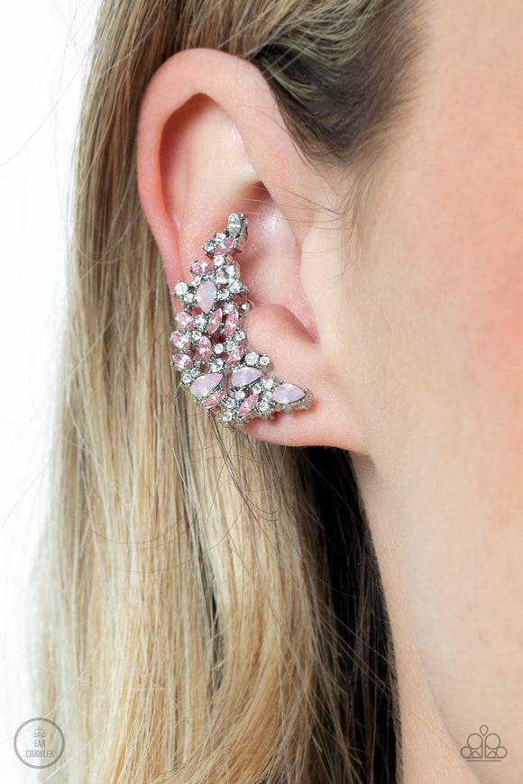 Prismatically Panoramic - Pink ~ Paparazzi Earrings - Glitzygals5dollarbling Paparazzi Boutique 