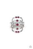 Layer On The Luster - Pink ~ Paparazzi Ring - Glitzygals5dollarbling Paparazzi Boutique 