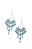 Commanding Candescence - Blue ~ Paparazzi Earrings - Glitzygals5dollarbling Paparazzi Boutique 