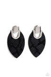 Wildly Workable - Black ~ Paparazzi Earrings - Glitzygals5dollarbling Paparazzi Boutique 