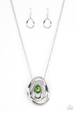 Luminous Labyrinth - Green ~ Paparazzi Necklace - Glitzygals5dollarbling Paparazzi Boutique 