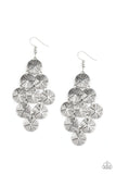 Paparazzi Earrings ~ How CHIME Flies - Silver - Glitzygals5dollarbling Paparazzi Boutique 
