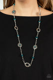 Glammed Up Goals - Blue ~ Paparazzi Necklace - Glitzygals5dollarbling Paparazzi Boutique 