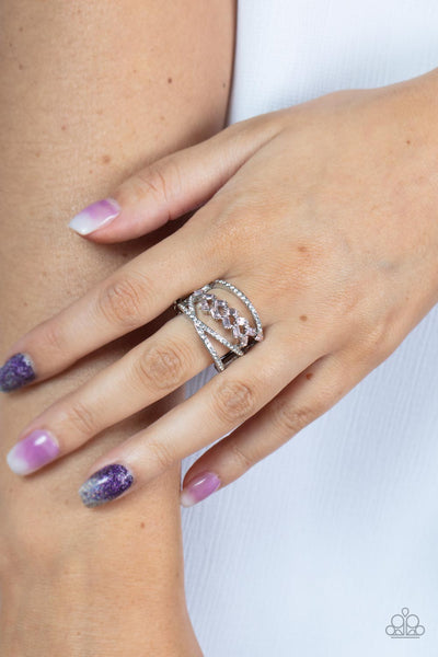 Lavishly Luminary - Pink ~ Paparazzi Ring - Glitzygals5dollarbling Paparazzi Boutique 