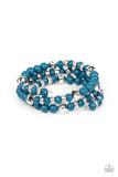 Vibrant Verve - Blue ~ Paparazzi Bracelet - Glitzygals5dollarbling Paparazzi Boutique 
