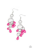 Sandcastle Sunset - Pink ~ Paparazzi Earrings - Glitzygals5dollarbling Paparazzi Boutique 
