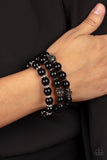Poshly Packing - Black ~ Paparazzi Bracelet - Glitzygals5dollarbling Paparazzi Boutique 