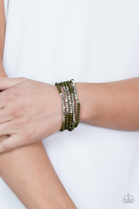 Tulum Trek - Green ~ Paparazzi Bracelet - Glitzygals5dollarbling Paparazzi Boutique 