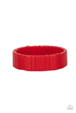 Paparazzi Bracelet ~ In Plain SIGHTSEER - Red - Glitzygals5dollarbling Paparazzi Boutique 