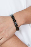 Paparazzi Bracelet ~ Closed Circuit Strategy - Black - Glitzygals5dollarbling Paparazzi Boutique 